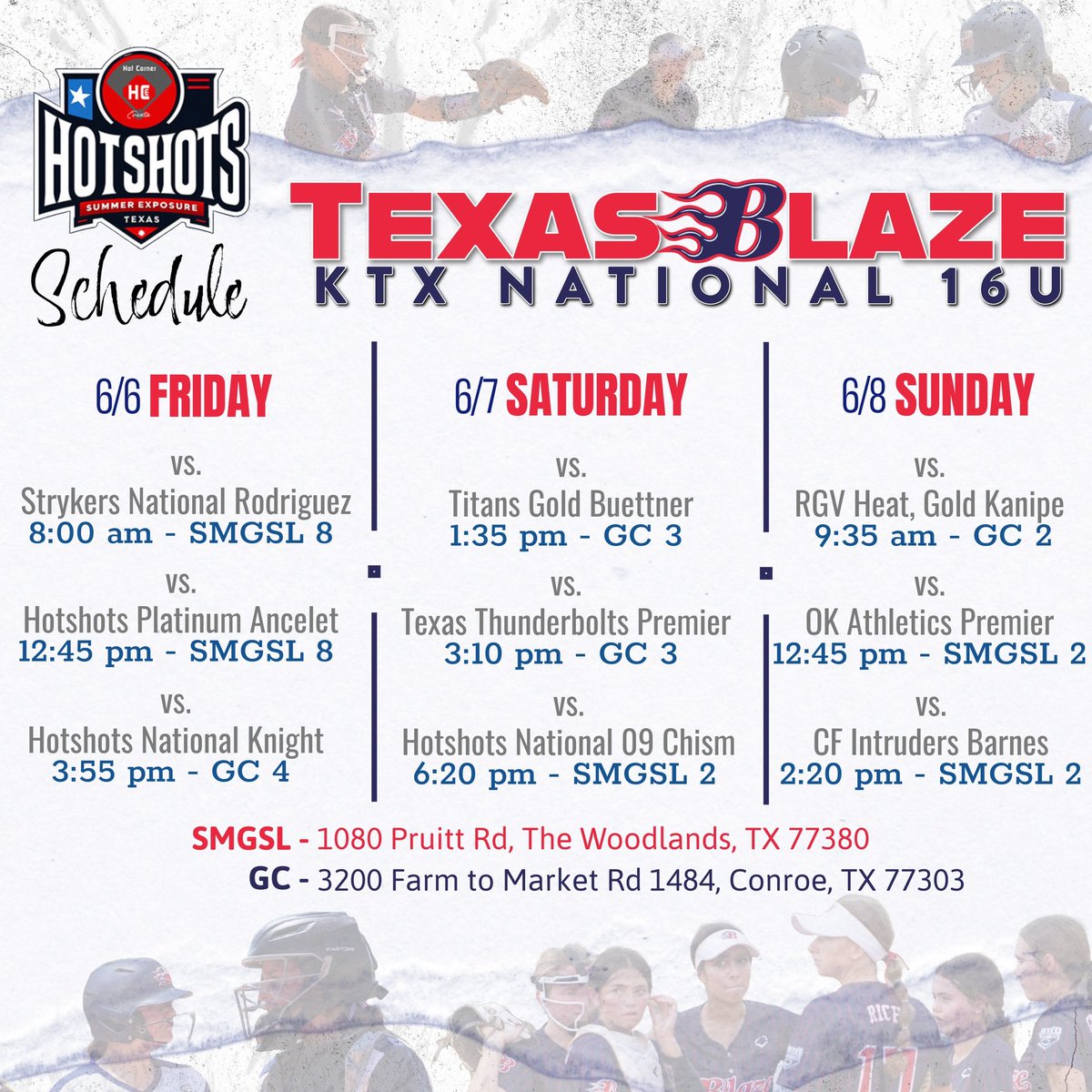 Excited to get back on the field this weekend with my teammates! <a href="/Blaze_Nat_16/">TX Blaze KTX National 16U</a> <a href="/BlazeFastpitch/">Texas Blaze</a> <a href="/Faithannpiper6/">faith piper</a> <a href="/s_lex23/">Coach Lex</a> <a href="/Rw15Woodard/">Ricci Woodard</a> <a href="/CoachNat_HCU/">Natali Duron</a> <a href="/ChrisBartels20/">Chris Bartels</a> <a href="/Coach_Ves/">Kristin Vesely</a> <a href="/Kara_Dill/">Kara Dill</a> <a href="/BUMoore/">Glenn Moore</a> <a href="/jeffharger/">Jeff Harger</a>