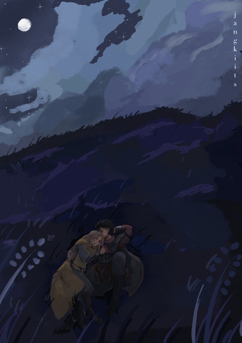 jangkiits's tweet image. I love drawing skies and fields so much QwQ