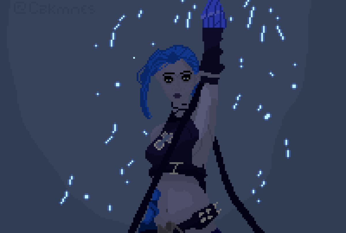 cakmnes's tweet photo. Old unsuccessful drawing. #Arcane #pixelart https://t.co/0Onxqp5Mcn