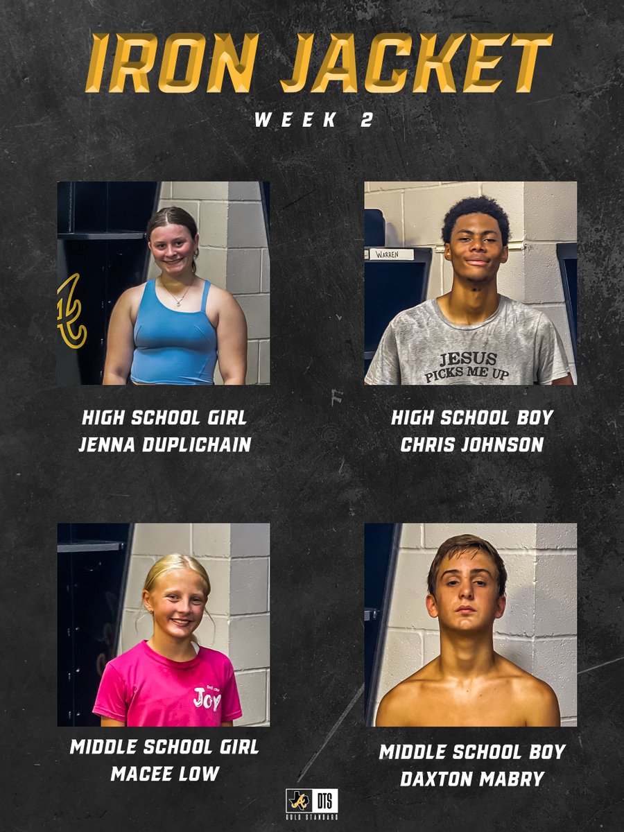 🏋️‍♂️WEEK 2 IRON JACKETS🏋️

#DTS
