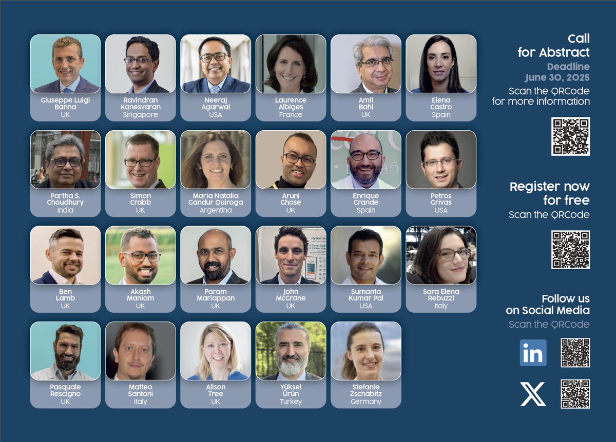 Giuseppe Banna (@gbanna74) on Twitter photo Don’t miss the #IUCS25! 
📅 Sept 4-5, Portsmouth & online
🎟️ Free in-person registration
📝 Abstracts & travel grants open until June 30!
Join experts in #GUonc & get involved!
Register ➡️ urologycancersummit.org/registration
Submit abstracts ➡️ urologycancersummit.org/abstracts Don’t miss the #IUCS25! 
📅 Sept 4-5, Portsmouth & online
🎟️ Free in-person registration
📝 Abstracts & travel grants open until June 30!
Join experts in #GUonc & get involved!
Register ➡️ urologycancersummit.org/registration
Submit abstracts ➡️ urologycancersummit.org/abstracts