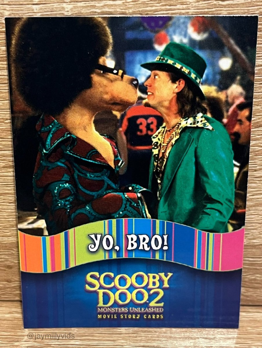 JayMillyVids's tweet photo. Scooby-Doo 2 Monsters Unleashed Movie Story Card CL-1 by Inkworks presented as part of our #TradingCardThursday https://t.co/QmQLNeYlzP