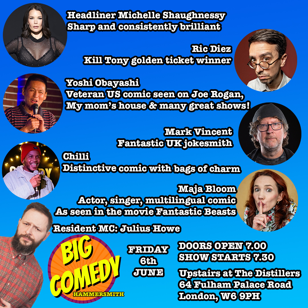 Hello Twitter fans! I'll be hosting this fantastic lineup tomorrow (Friday) if you are near London definitely worth coming! jokepit.com/e/32472