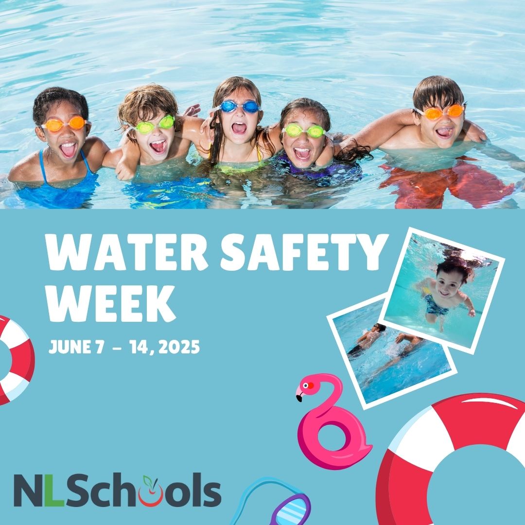NLSchoolsCA's tweet photo. #WaterSafetyWeek is a safety campaign that happens every year. The main goal of Water Safety Week is to teach people the necessary skills and knowledge they need to be safe and have fun in the water. For resources check out the @canredcrossnl’s website. https://t.co/7ndEWP1K7t https://t.co/om1Iw1bBfK