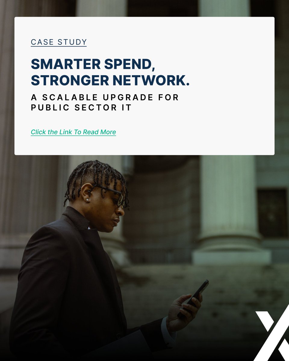 Gov agency. Aging network. Tight budget.

We helped turn a small fix into a full refresh with a flexible monthly model.

Smarter spend, stronger results.

Case study → bit.ly/4mC9CQ1
#GovTech #PublicSector #Networking #ITRefresh #Advizex
