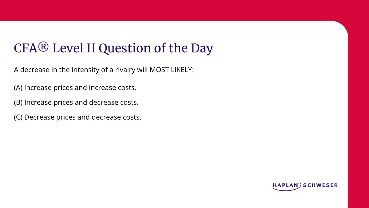Here's your Level II CFA® Exam question of the day! Answer here: bit.ly/4g03dKA #CFAExam