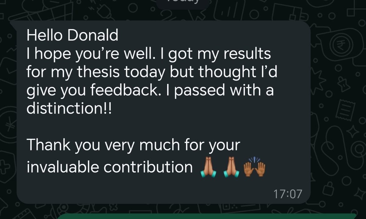 DonaldMakhasane's tweet image. We start and develop Assignments, Research reports and Literature reviews. โ
Yours is to review and submit ๐ฅ
Having too much on your plate has been simplified ๐
WhatsApp us now on: wa.me/27785724445โฆ or email admin@paservicessa.co.za