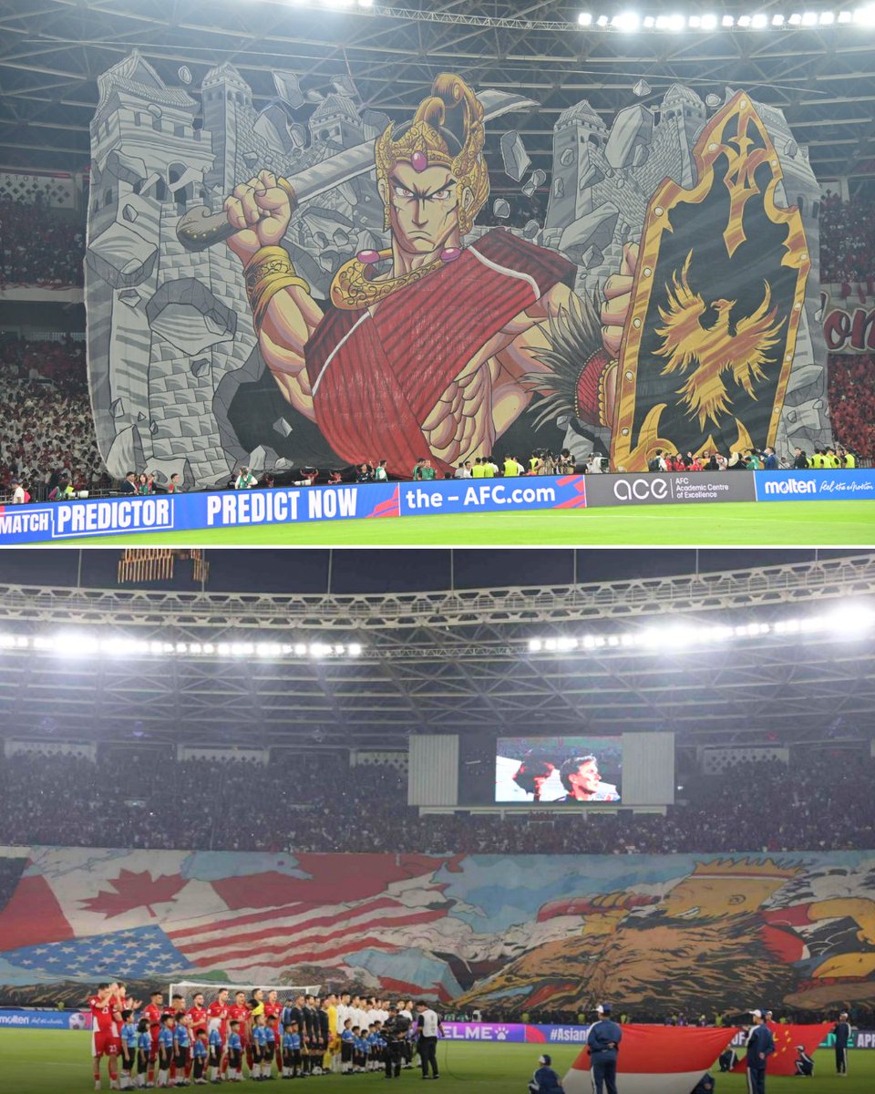 Indonesia have the best tifo game in football 🇮🇩