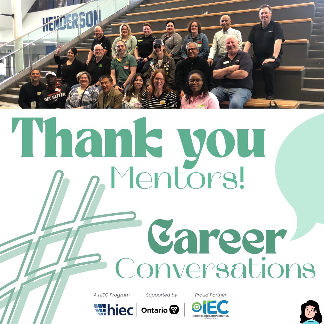 Thank you to <a href="/Henderson_HWDSB/">Nora Frances Henderson Secondary</a> and the grade 9 &amp; 10 students for welcoming these amazing volunteer mentors on Friday, May 30th to engage in Career Conversations. We are thankful to the mentors for coming and participating! 💗

<a href="/HaltonIEC/">HIEC</a>
#Ontario #CareerCoaching #InspireYouth
