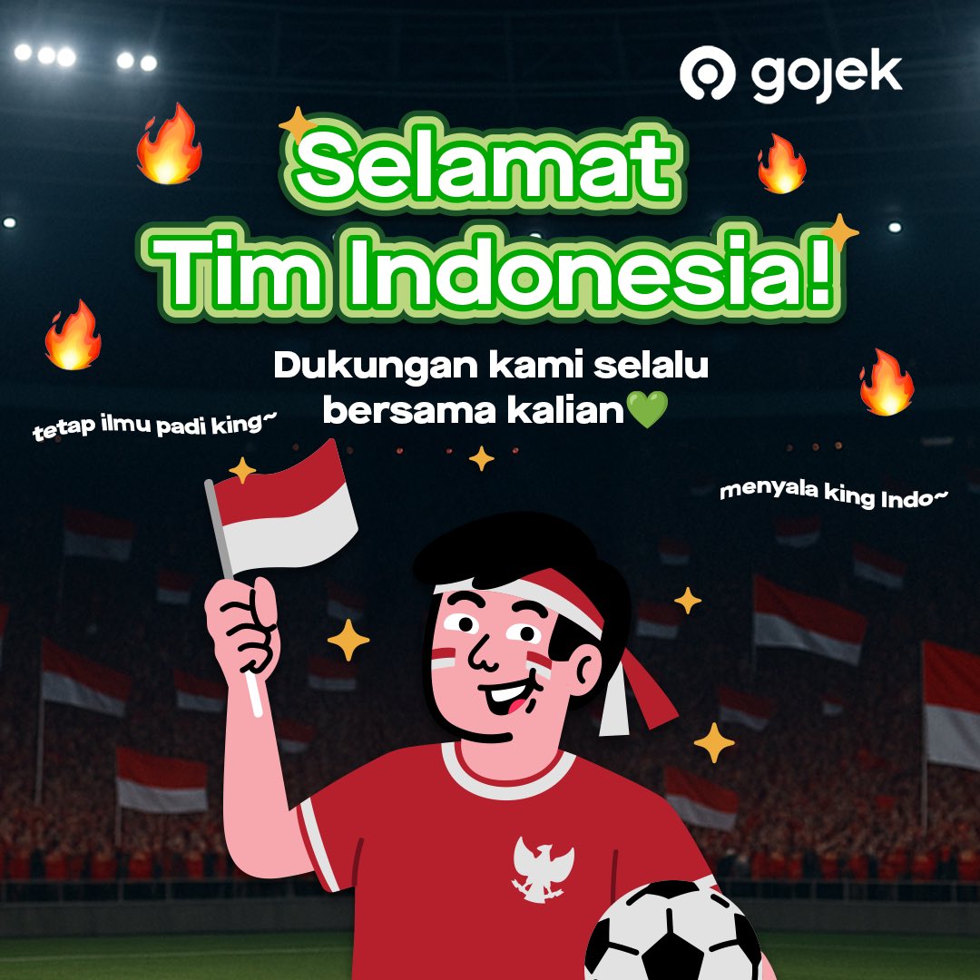 Makasih perjuangannya tim kebanggaan Indonesia!🔥

#TimnasDay