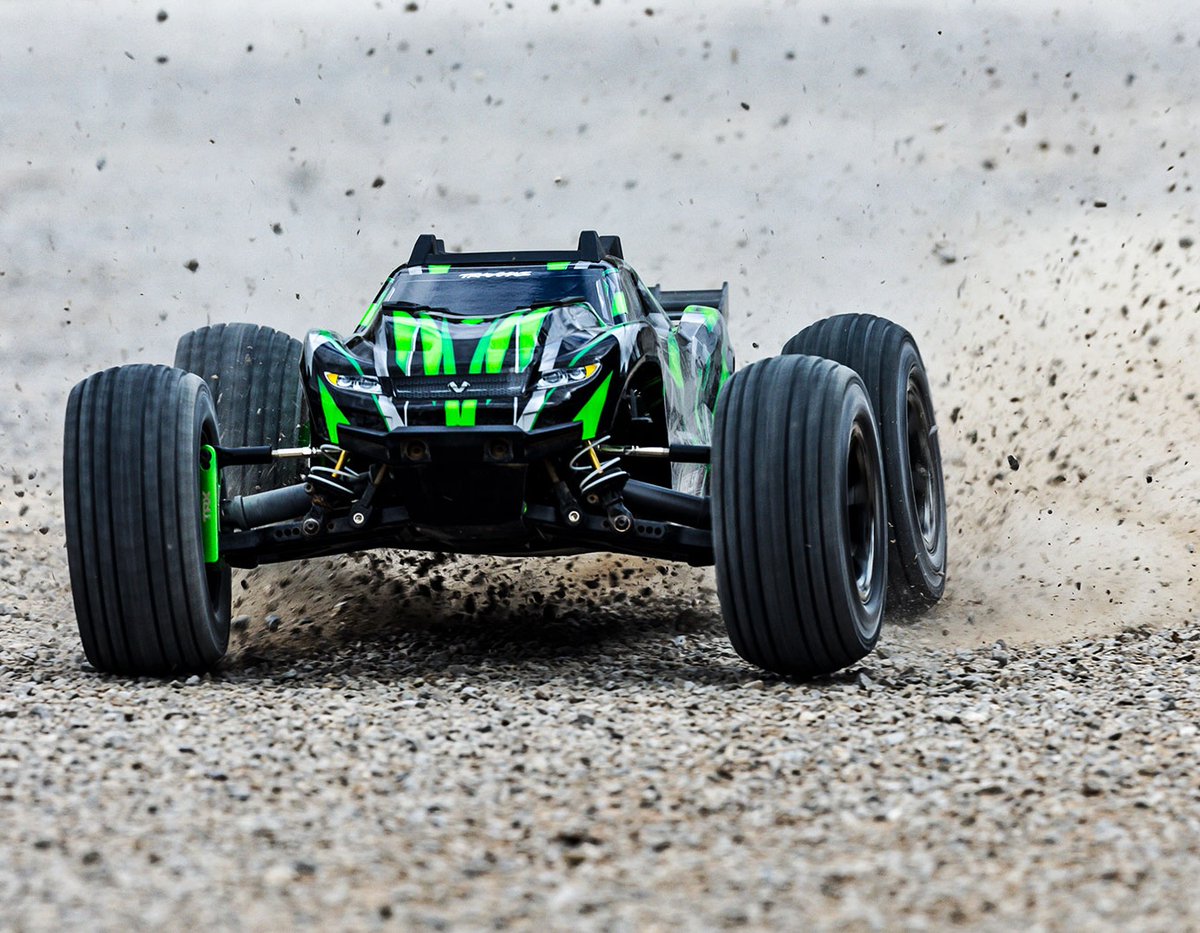 Traxxas's tweet photo. Tough-as-nails. 🦾
The #Traxxas Rustler 4X4 VXL Ultimate is fully outfitted to aggressively attack any terrain!

🔗 https://t.co/ztlUDiDDre 

[[Model # 67097-4]] #Rustler4X4 #TraxxasRustler #Rustler4X4VXLUltimate #TraxxasUltimate #FastestNameInRadioControl #RC https://t.co/XLtTHk6tYN