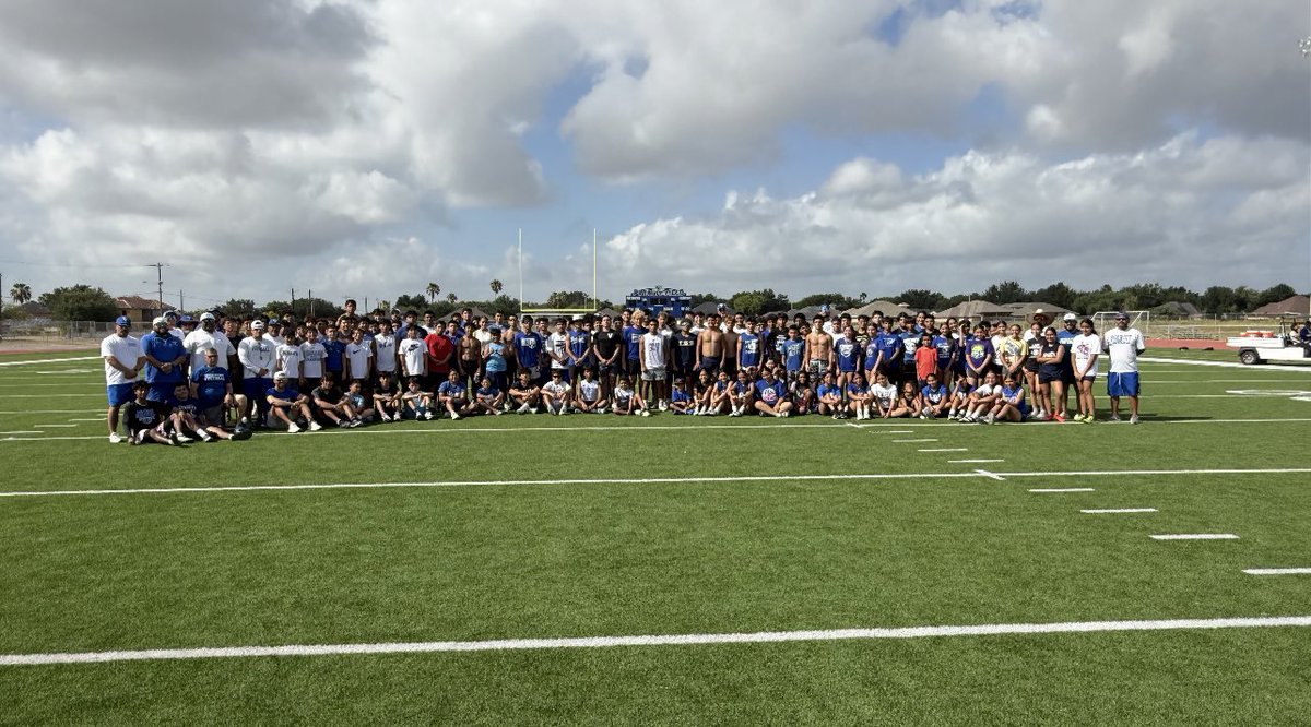 CoachGilpin's tweet photo. IRONMAN THURSDAY!!!!!
Pictured are the 121 boys and girls and the 16 coaches that, after 2 weeks, have not missed a day of our Summer S&amp;C program!!!!
#Committment 
#Discipline 
#WorkEthic 
#DesireToExcel 
#OneHeartbeat https://t.co/D71DeadSN3