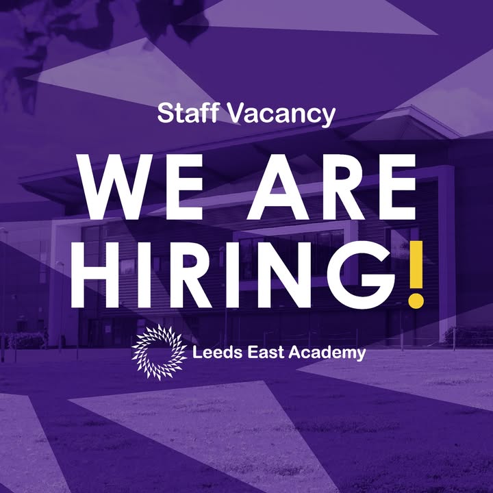 Join our team! 

We're hiring passionate teachers for English, Maths, Science, Computing &amp; Business, and Drama. Supportive environment, great training &amp; a modern £14m building. 

📞 Call us: 0113 273 1964
🔗 More info: ow.ly/7e8C50W4GF5

Help us inspire the next generation!