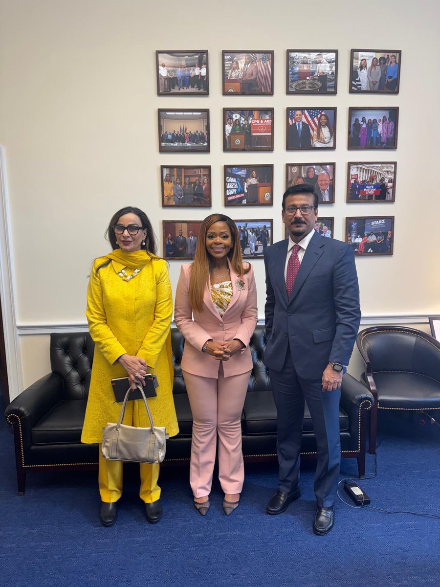 SenatorSherryRehman (@sherryrehman) on Twitter photo Excellent meeting with <a href="/CongresswomanSC/">Congresswoman Sheila Cherfilus-McCormick</a>, ranking member of the House Foreign Affairs Committee at the Hill today along with Senator <a href="/faisalsubzwari/">Faisal Subzwari</a> as part of the #PakistanDelegation led by <a href="/BBhuttoZardari/">BilawalBhuttoZardari</a> in WashingtonDC. We spoke about all the faultlines that imperil stability Excellent meeting with <a href="/CongresswomanSC/">Congresswoman Sheila Cherfilus-McCormick</a>, ranking member of the House Foreign Affairs Committee at the Hill today along with Senator <a href="/faisalsubzwari/">Faisal Subzwari</a> as part of the #PakistanDelegation led by <a href="/BBhuttoZardari/">BilawalBhuttoZardari</a> in WashingtonDC. We spoke about all the faultlines that imperil stability