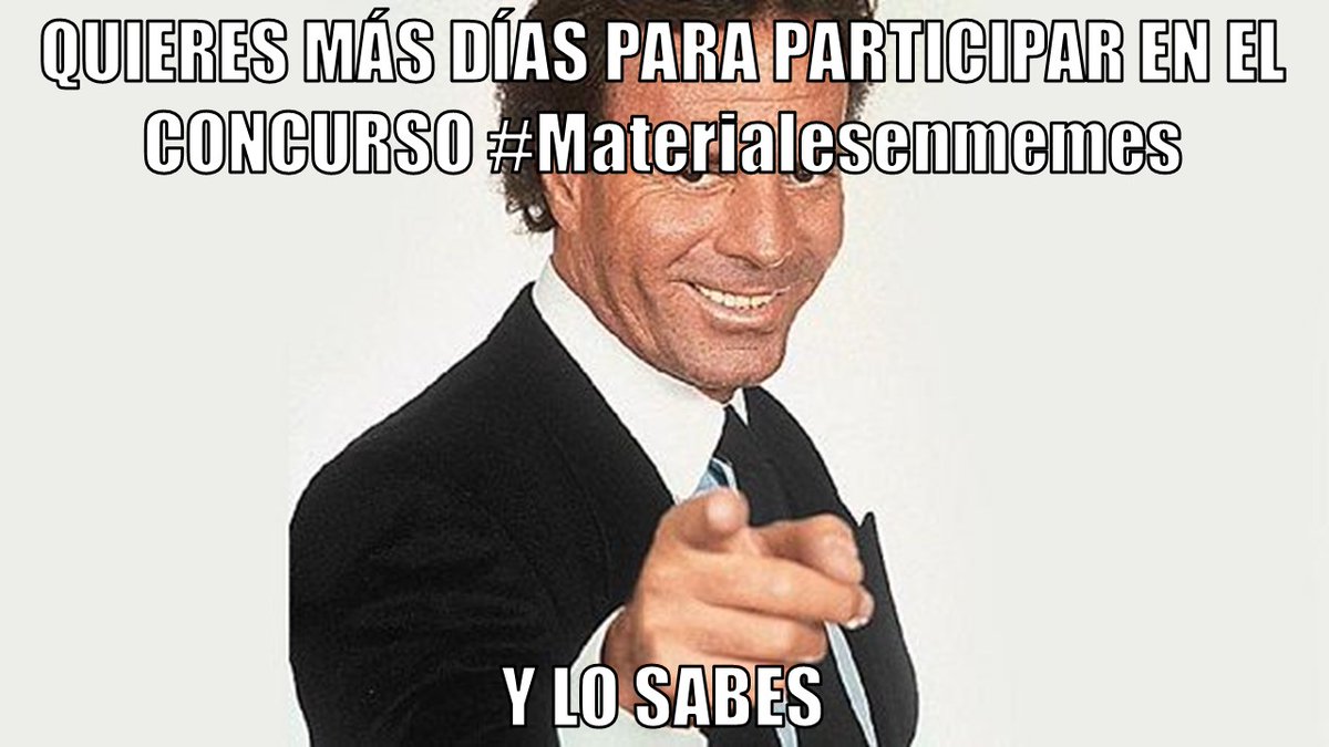 🗣️Ampliamos la fecha límite para participar en el 🔝 concurso #Materialesenmemes 🤣. No pierdas esta oportunidad de hacer ese meme sobre materiales que tantas ganas tenías de compartir!!

🗓️Nueva fecha límite - 10 de Junio a las 23:59.

<a href="/SOCIEMAT/">SOCIEMAT</a> <a href="/materlandfct/">MATERLAND</a> <a href="/FECYT_Ciencia/">FECYT</a>