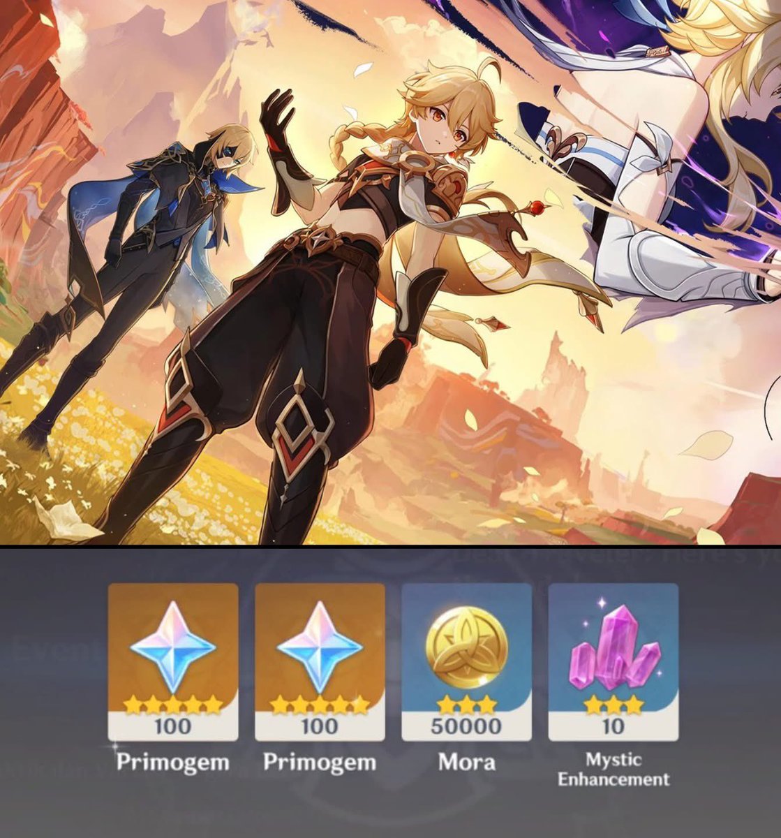 New 200 Primogems Codes:

VoidStar0618
MasterSkirk0618