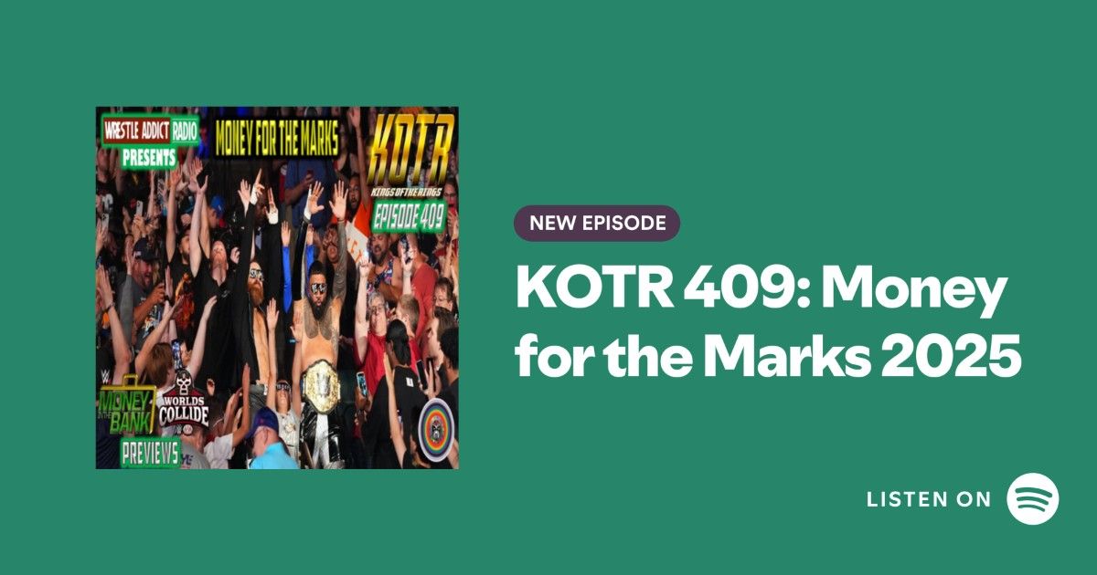Wrestle Addict Radio (@addict_wrestle) on Twitter photo 👑NEW EPISODE👑
<a href="/KOTR_Podcast/">Kings of the Rings Podcast</a> gives a preview of #MITB & #WorldsCollide PLUS discusses the departure of R-Truth and reveals some brand new merchandise!
🎥 VIDEO EPISODE: buff.ly/8e9r6RB
🎧 AUDIO ONLY EPISODE: buff.ly/D9W5H0a 👑NEW EPISODE👑
<a href="/KOTR_Podcast/">Kings of the Rings Podcast</a> gives a preview of #MITB & #WorldsCollide PLUS discusses the departure of R-Truth and reveals some brand new merchandise!
🎥 VIDEO EPISODE: buff.ly/8e9r6RB
🎧 AUDIO ONLY EPISODE: buff.ly/D9W5H0a