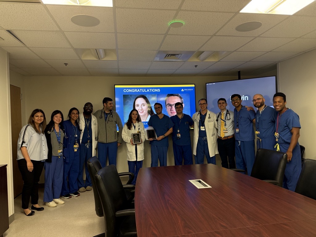 hopkinsheart's tweet image. We are proud to recognize Dr. Frank and Dr. Aronis as our Teachers of the Year! They generously give their time, energy, and expertise to our fellows - always going the extra mile to educate and support them. We are grateful for you both! @RachelCFrankMD @aroniskn