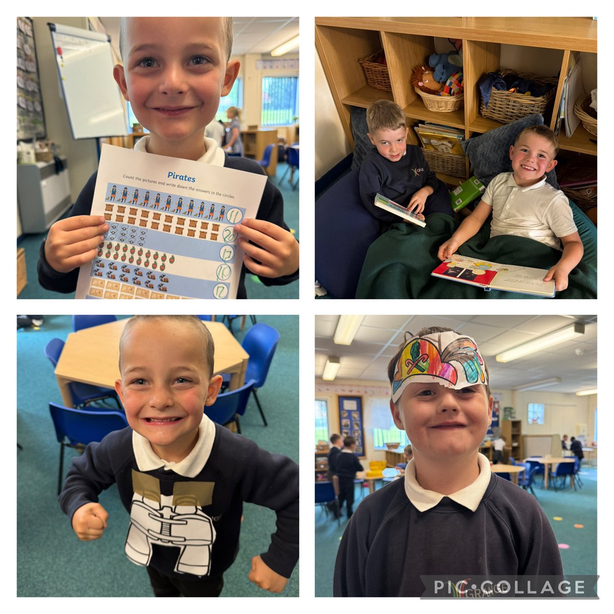 Continuing on our Sea shanty theme today and the children made pirate hats, binoculars and completed some amazing maths! 💙 

<a href="/GrangeMissA/">GrangeMissA</a> <a href="/GrangeMrsMcG/">Mrs McGilloway</a>