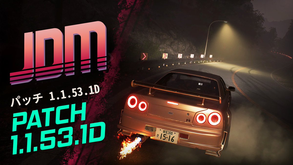 Your feedback fuels our progress, and JDM just got even sharper, cleaner, and more drift-ready! Today’s Patch brings a number of important changes, such as further optimizations, saving improvements, UI fixes, car adjustments… and more 🤓.

Check out the full Patch notes at