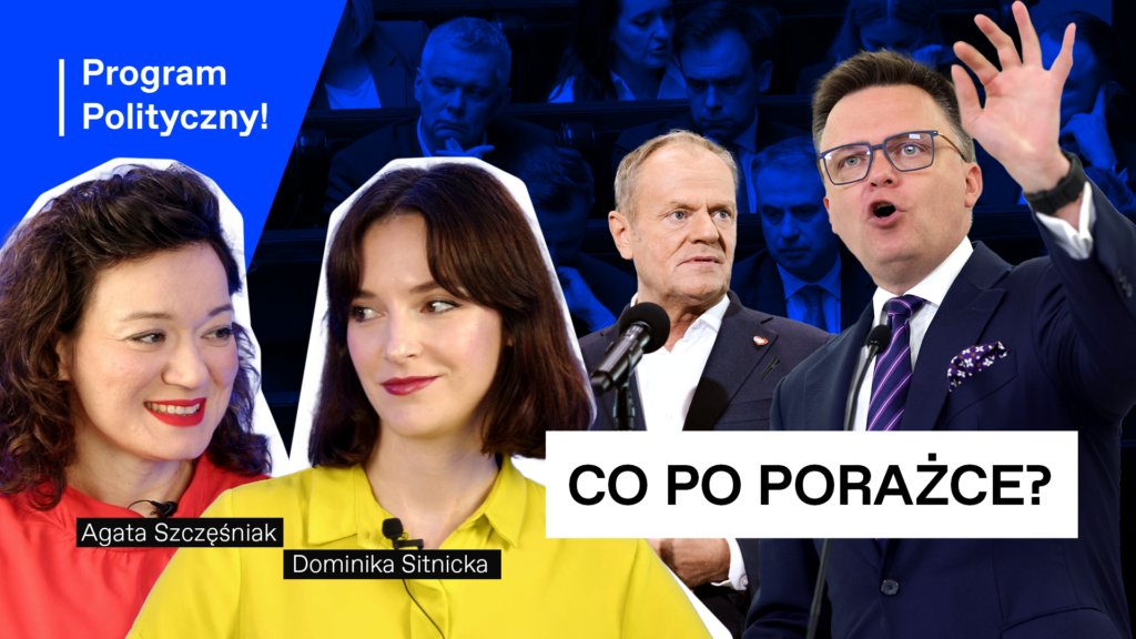 Rozliczenia w koalicji. Co z Tuskiem? Hołownia harcuje. Czyli Dominika Sitnicka i Agata Szczęśniak o życiu politycznym po wyborach [PROGRAM POLITYCZNY] 
<a href="/szczesniak__a/">Agata Szczęśniak</a> <a href="/d_sitnicka/">Dominika Sitnicka</a> <a href="/donaldtusk/">Donald Tusk</a> <a href="/szymon_holownia/">Szymon Hołownia</a> #WyboryPrezydenckie2025 #okopress 
oko.press/rozliczenia-w-…