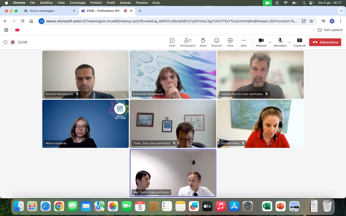 AntonioFaccior6's tweet image. Thrilled to start the new task as Co-Chair of the @ESGE_news Publication Working Group! Looking forward to contributing to the development of the ESGE publication pipeline and shaping the structure and standards of future papers.
