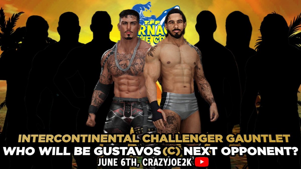 As Revealed on TFF TV, tomorrow @adynize2K will have a Open Challenge for her Women's Title
<a href="/grapplerGustavo/">The Grappler Gustavo louis ❄️</a> &amp; <a href="/JaxsonDrake2K/">jax</a> will Face <a href="/IIIXXVMMIII/">𝐓𝐇𝐄 𝐇𝐀𝐍𝐃𝐒𝐎𝐌𝐄 𝐃𝐄𝐕𝐈𝐋</a> &amp; <a href="/REDN3CK__/">Travis Aaron</a> for the Tag Titles
And <a href="/WCL_Nightmare/">ŦħɇⱣȺŧħØfMɇɏɇɍs</a> will enter last into the Gauntlet, but who could be the 6 unknown competitors?