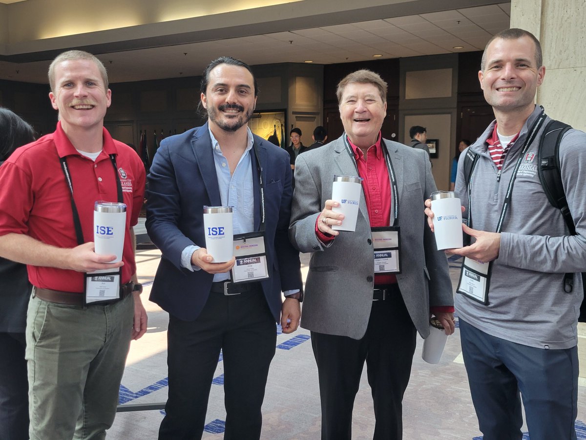 UFISE's tweet image. Our @UFISE team had a phenomenal time at #IISEAnnual2025! We loved seeing all of our #GatorEngineering alumni and our students' presentations, and we had a blast giving away a set of ISE pickleball paddles. Stay tuned for more conference insights this year! @UFWertheim @iisenet