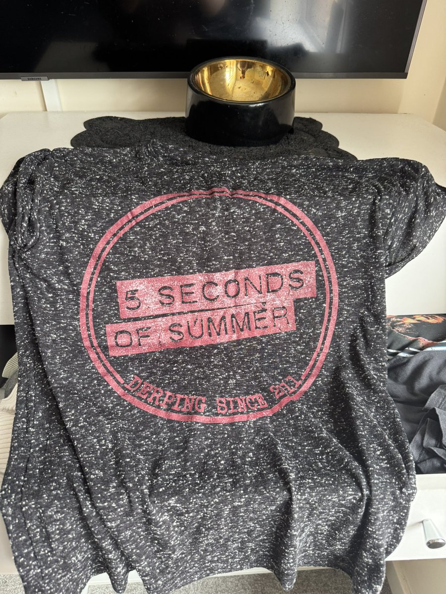 DanielleMackay4's tweet photo. @5SOS @Ashton5SOS @Luke5SOS @Michael5SOS @Calum5SOS Found an old 5SOS t shirt in my drawer😭❤️ https://t.co/oALNHFjd9H