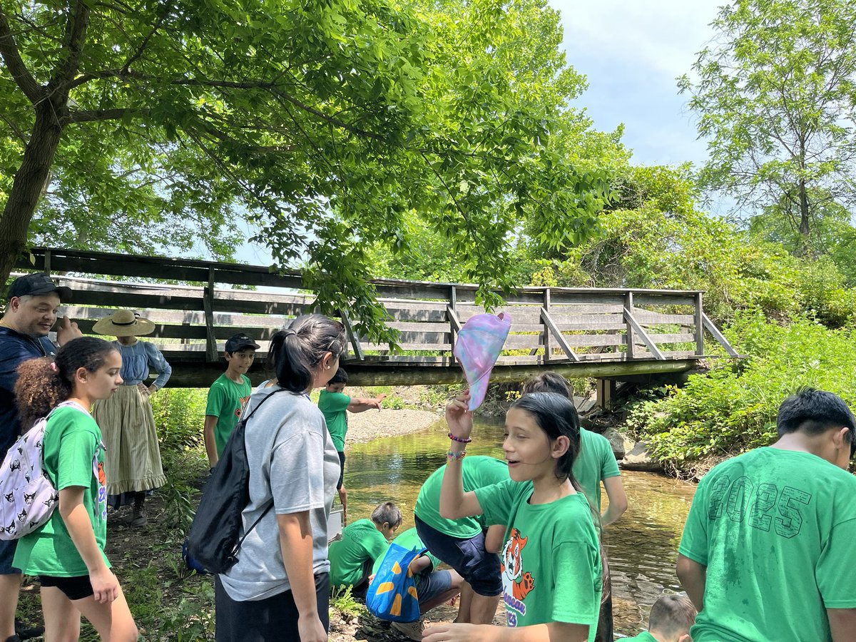 Fifth graders got their hands dirty at the farm today—plowing fields, churning butter, and baking fresh cornbread!@lindeneauschool