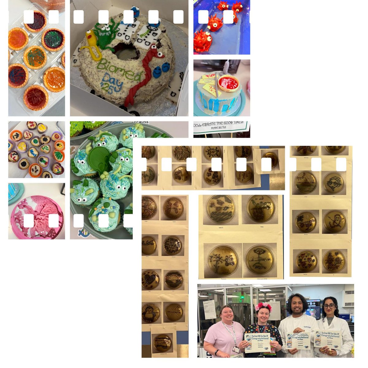Black Country Pathology Services (@bcpathology) on Twitter photo Our Microbiology team meets creativity on #BiomedicalScienceDay2025 From stunning plate art to a bake-off that brought out our inner chefs, the celebration was a hit! Huge congratulations to the winners, and of course, the whole team enjoyed plenty of cake!😋🔬 <a href="/IBMScience/">IBMS #AtTheHeartOfHealthcare</a> Our Microbiology team meets creativity on #BiomedicalScienceDay2025 From stunning plate art to a bake-off that brought out our inner chefs, the celebration was a hit! Huge congratulations to the winners, and of course, the whole team enjoyed plenty of cake!😋🔬 <a href="/IBMScience/">IBMS #AtTheHeartOfHealthcare</a>
