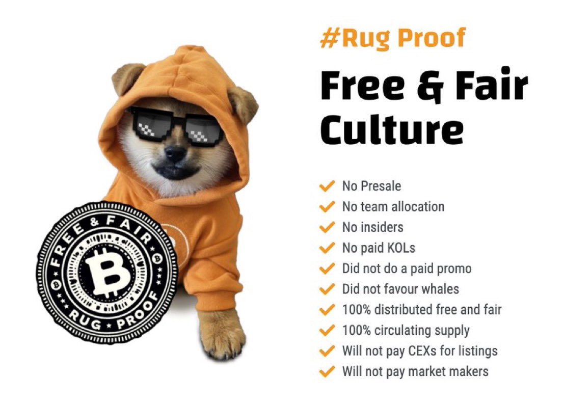 Always a bit suspicious of people in crypto who don't like decentralized, free and fair $DOG