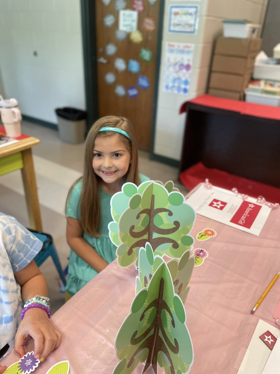 TaylorKuhn98's tweet photo. Day 2- students learned about colonial Williamsburg &amp; took a tea lesson like Felicity did! They also learned about struggles and hardships during the Great Depression (Kit) &amp; World War II at Pearl Harbor (Nanea). We made our own Amelia Earhart doll, Victory Garden, &amp; tree house! https://t.co/HL79XlJ2ct