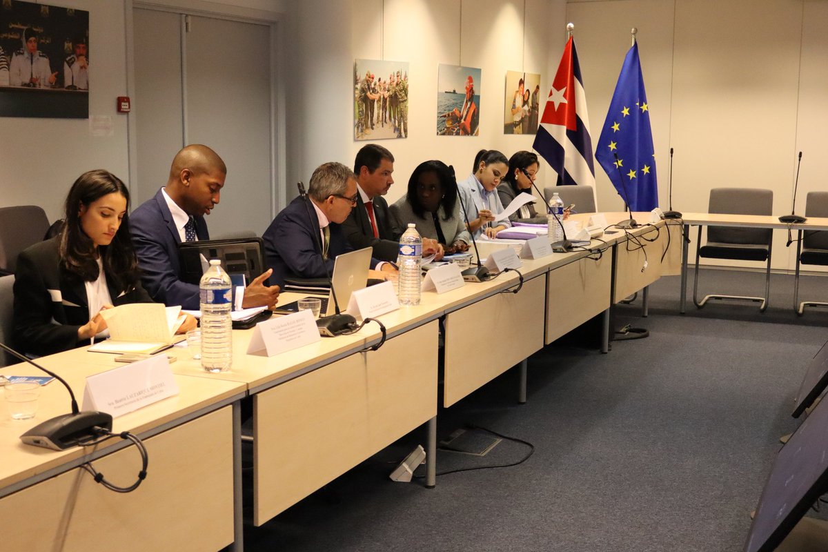 BrunoRguezP's tweet photo. Celebramos la realización del IV Comité Conjunto #Cuba - Unión Europea en Bruselas, que reafirmó el compromiso con el diálogo y la cooperación en beneficio mutuo, sobre bases de respeto, igualdad y reciprocidad, recogidas en el Acuerdo de Diálogo Político y de Cooperación. https://t.co/oEBjeAlFWy
