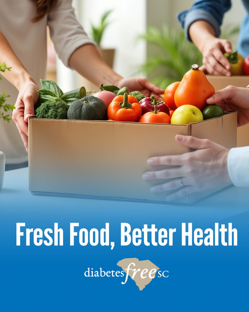 At the <a href="/nutritionorg/">American Society for Nutrition</a> annual conference, <a href="/DiabetesFreeSC/">DiabetesFreeSC</a> shared the success of VeggieRx by <a href="/FoodShareSC/">FoodShareSC</a>. Through the program, fresh food prescriptions helped lower A1C, BMI, BP and weight for patients with diabetes. Learn more here: bit.ly/4l0smr1