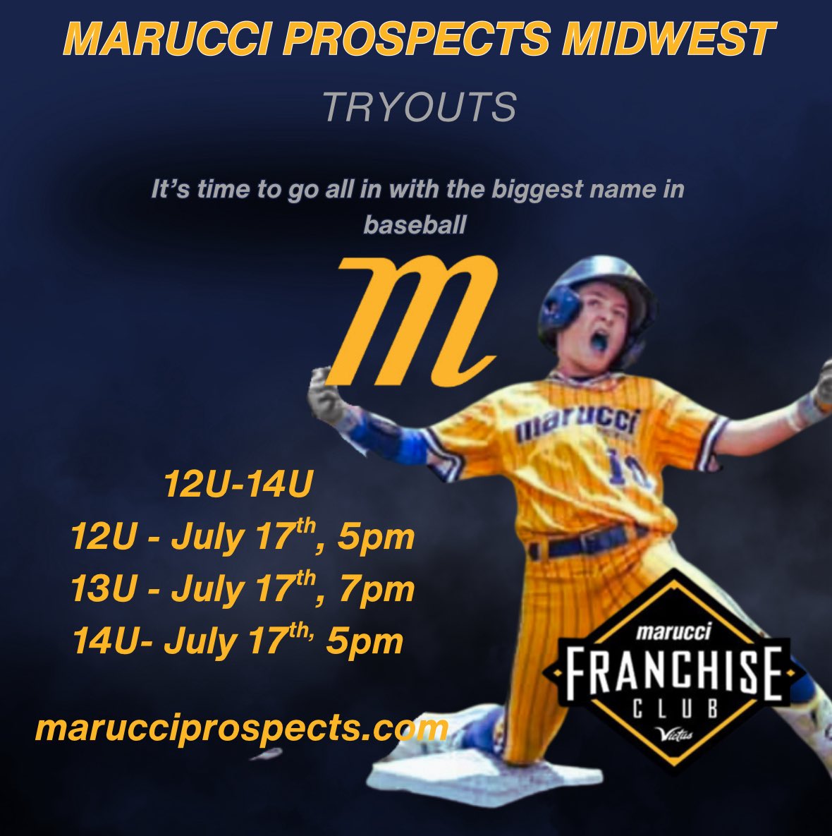 🔹12U-14U Tryouts Coming🔹

Fall &amp; Winter Development ~ Spring &amp; Summer Competition!

marucciprospects.com/become-a-prosp…