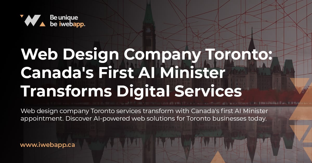 IwebappOttawa's tweet photo. 🗞️ Web Design Company Toronto: Canada's 1st AI Minister Transforms Digital Services 📢

 ...

👉 https://t.co/4Y2nW9rXPO 
#ArtificialIntelligence #DigitalMarketing #TorontoBusinessNews https://t.co/jql1FNuJmM