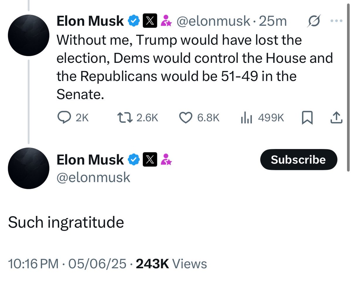 Modi ji should announce a ceasefire between Musk &amp; Trump