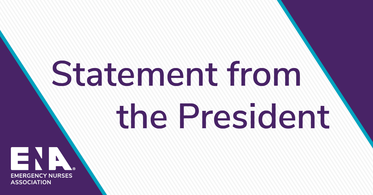 On Thursday, ENA released the following statement regarding CMS rescinding guidance related to emergency pregnancy care:
 
“The Centers for Medicare &amp; Medicaid Services’ decision this week to rescind its 2022 guidance for the treatment of pregnant patients experiencing a bona