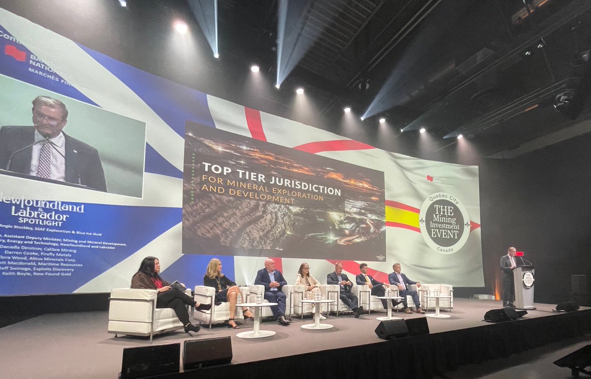 VID (@vid_conferences) on Twitter photo Newfoundland & Labrador with @ #THEEvent2025 ft:
🗣️ Angie Stockley (Moderator)
🗣️ Paul Carter, Gov. of NL
🛠️ <a href="/CalibreMiningCo/">Calibre Mining Corp.</a>
🛠️ <a href="/FireFly_Metals/">FireFly Metals</a>
🛠️ Exploits News
🛠️ <a href="/newfoundgold/">New Found Gold Corp.</a>
🛠️ <a href="/MaritimeGold/">Maritime Resources</a>
🛠️ <a href="/AltiusMinerals/">Altius Minerals Corporation</a>
🌟
#CanadaMining #MiningLeadership #Exploration #NLMining Newfoundland & Labrador with @ #THEEvent2025 ft:
🗣️ Angie Stockley (Moderator)
🗣️ Paul Carter, Gov. of NL
🛠️ <a href="/CalibreMiningCo/">Calibre Mining Corp.</a>
🛠️ <a href="/FireFly_Metals/">FireFly Metals</a>
🛠️ Exploits News
🛠️ <a href="/newfoundgold/">New Found Gold Corp.</a>
🛠️ <a href="/MaritimeGold/">Maritime Resources</a>
🛠️ <a href="/AltiusMinerals/">Altius Minerals Corporation</a>
🌟
#CanadaMining #MiningLeadership #Exploration #NLMining
