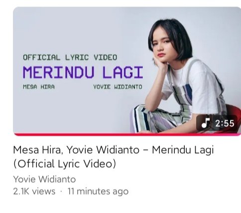 nicev01's tweet photo. Congratssss adikkk 🔥🤩akhirnya single pertamamu lahir jugaa
Suka banget part " sayang2 dia ada yang punya part kedua terakhir sebelum lagu ini habis"
Dgn versi rocker keren banget mesaaa sukses selalu Mesaaaa
#Mesamerindulagi #MerinduLagiisOUTNOW https://t.co/MO7CznmQQn