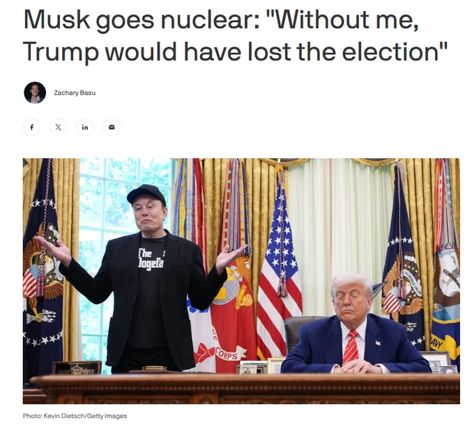 🚨 BREAKING : Elon Musk: "Senza di me, Trump avrebbe perso le elezioni."