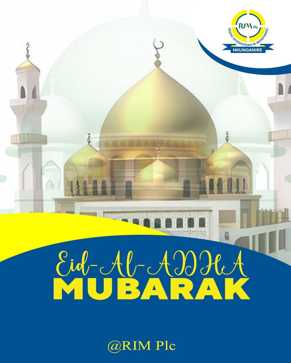 #RIMPlc extends warmest wishes to all #Muslims and #Rwandans in general Eid #Mubarak! which will be celebrated on Friday, June 6, 2025. #EID-AL-ADHA #EidMubarak2025