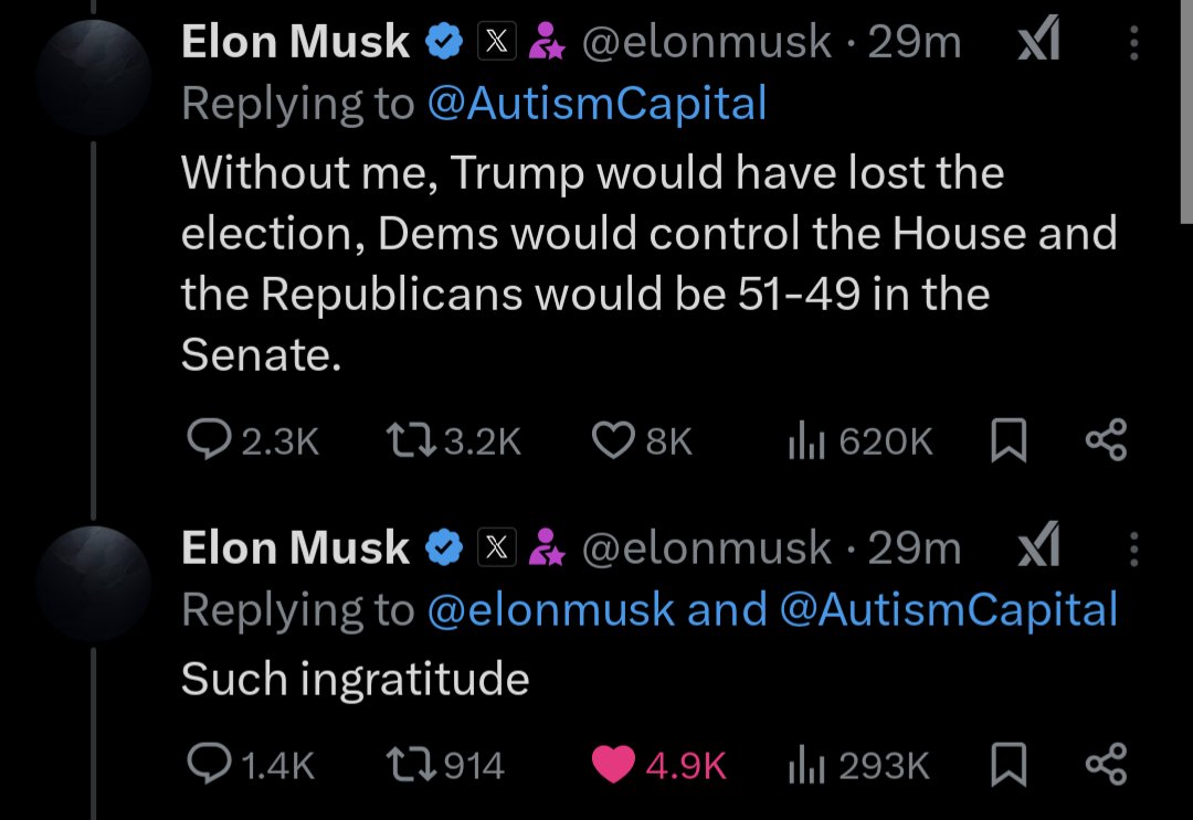 Noahpinion's tweet photo. Trump betrays everyone eventually. It's a fundamental law of the Universe. https://t.co/Y9LGFQt9uz