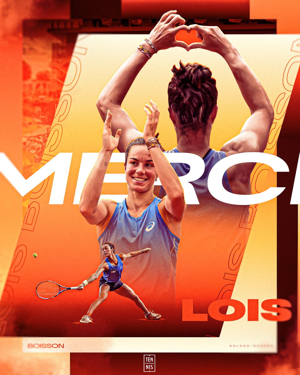 MERCI LOÏS 🫶

#RolandGarros