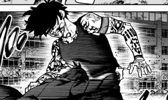 good luck to cloverworks on animating all his tattoos next season