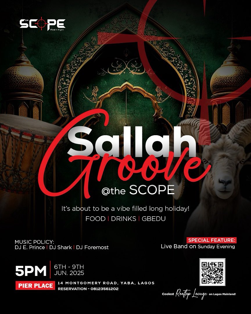 We’re opened for you and families during the Eid holiday to celebrate