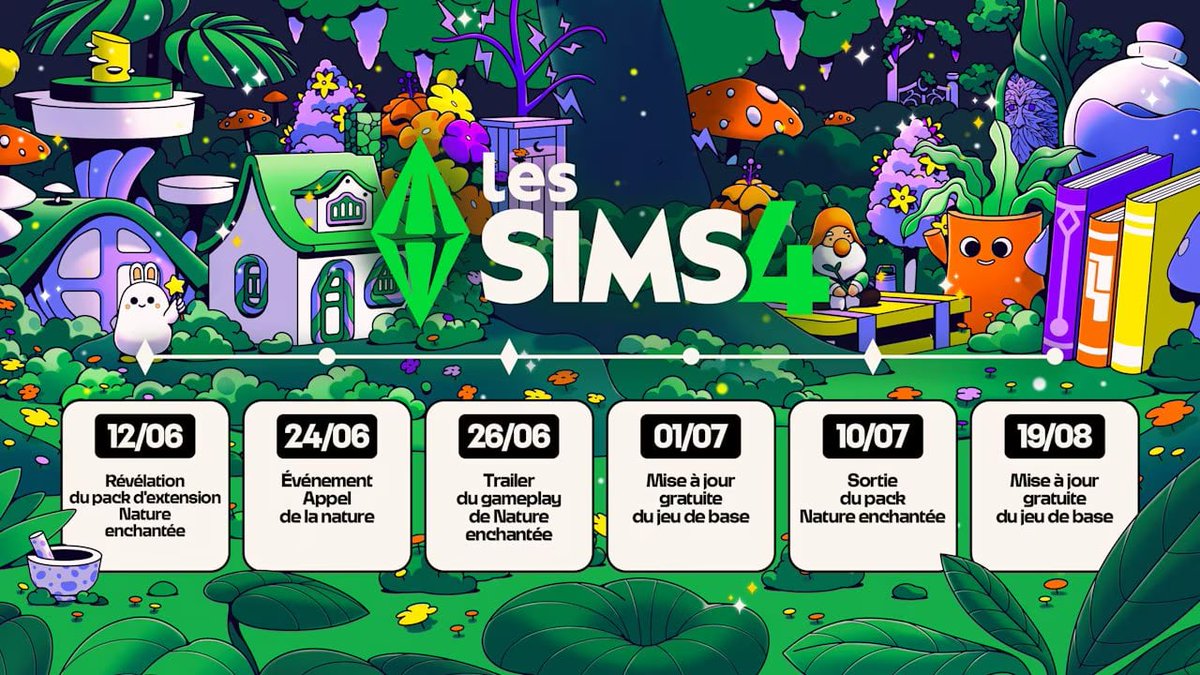 L'extension Sims 4 Nature enchantée sera dévoilée le 12 Juin ! Elle sera accompagnée de deux mises à jour cet été 👀 🧚

amazsims.fr/lextension-les…

#sims #sims4 #thesims #thesims4