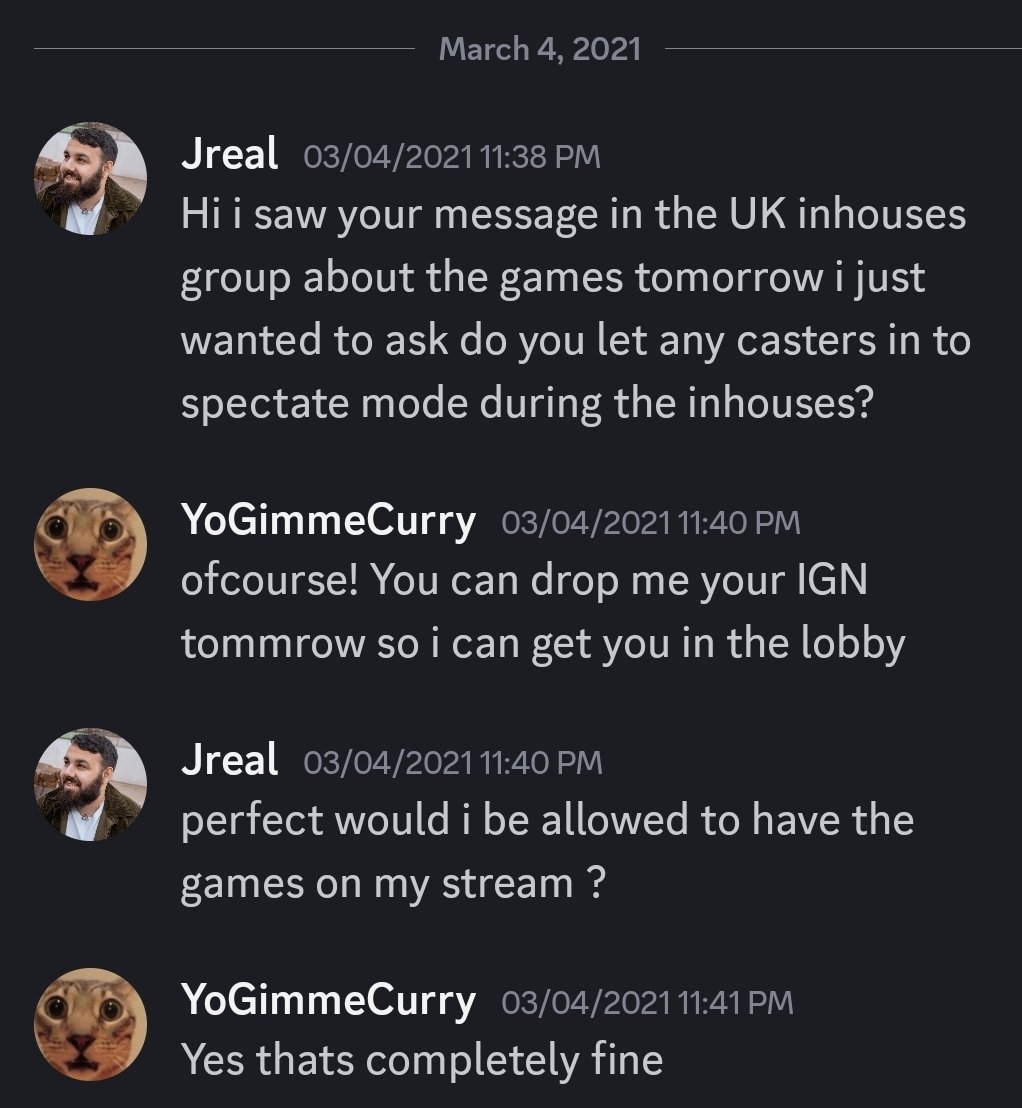Jreal (@jrealcasts) on Twitter photo Through UK in-houses i quickly met <a href="/NotDonJake/">DonJake🦆 #RUDDYUP</a> and <a href="/MiddlecottIsMe/">Middlecott</a> we need to bring that shit back in the off-seasons
<a href="/UKLOLInhouse/">UK LOL Inhouses</a> Through UK in-houses i quickly met <a href="/NotDonJake/">DonJake🦆 #RUDDYUP</a> and <a href="/MiddlecottIsMe/">Middlecott</a> we need to bring that shit back in the off-seasons
<a href="/UKLOLInhouse/">UK LOL Inhouses</a>