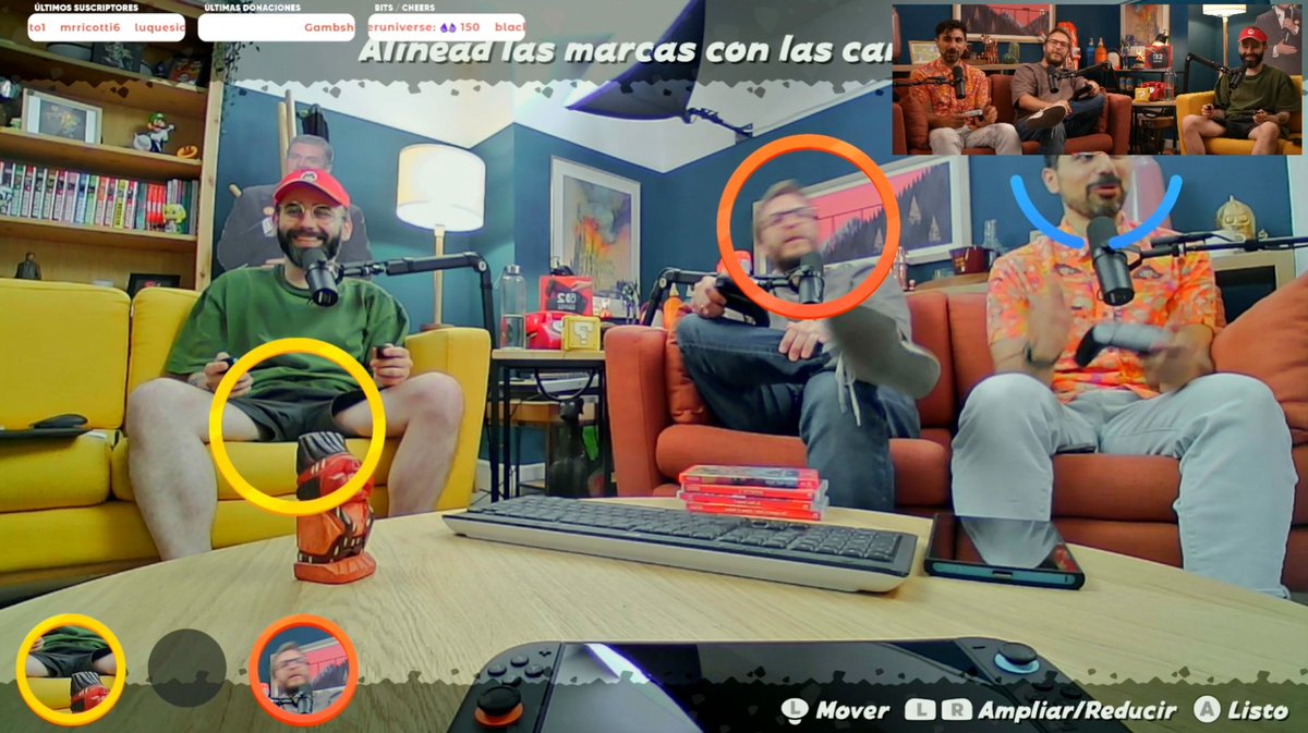 ChiclanaFriends's tweet photo. Aquí tenéis la cámara de Nintendo Switch 2, reconociendo nuestras tres caras 😈 https://t.co/Rah1XHPoBp